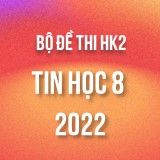 Bộ đề thi HK2 môn Tin học lớp 8 năm 2021-2022
