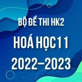 Bộ đề thi HK2 môn Hoá học 11 năm 2022-2023