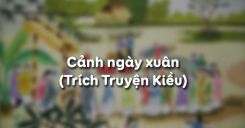 Cảnh ngày xuân - Nguyễn Du