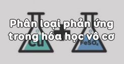 Bài 18: Phân loại phản ứng trong hóa học vô cơ