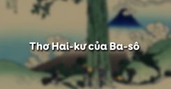 Thơ Hai-kư của Ba-sô