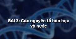 Bài 3: Các nguyên tố hóa học và nước