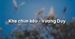 Khe chim kêu - Vương Duy