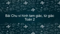 Chu vi hình tam giác, tứ giác