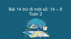 14 trừ đi một số: 14-8