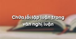 Chữa lỗi lập luận trong văn nghị luận