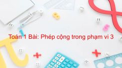 Phép cộng trong phạm vi 3