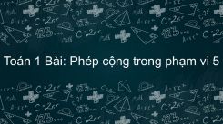 Phép cộng trong phạm vi 5