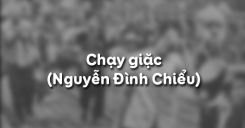 Chạy giặc của Nguyễn Đình Chiểu