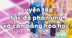 Bài 39: Luyện tập Tốc độ phản ứng và cân bằng hóa học
