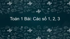 Các số 1, 2, 3