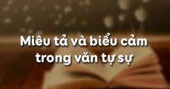 Miêu tả và biểu cảm trong văn tự sự