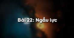 Bài 22: Ngẫu lực