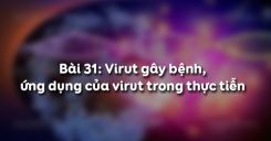 Bài 31: Virut gây bệnh, ứng dụng của virut trong thực tiễn