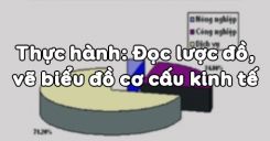 Bài 61: Thực hành Đọc lược đồ, vẽ biểu đồ cơ cấu kinh tế