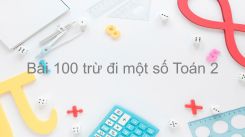 100 trừ đi một số