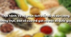 Bài 30: Thực hành Vẽ và phân tích biểu đồ về sản lượng lương thực, dân số của thế giới và một số quốc gia