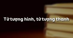 Soạn bài Từ tượng hình, từ tượng thanh - Ngữ văn 8