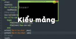 Bài 11: Kiểu mảng