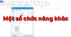 Bài 17: Một số chức năng khác