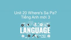 Unit 20: Where's Sa Pa?