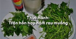 Bài 20: Thực hành: Trộn hỗn hợp nộm rau muống