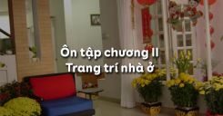 Ôn tập chương II - Trang trí nhà ở