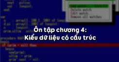 Ôn tập chương 4: Kiểu dữ liệu có cấu trúc