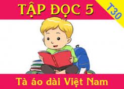 Tập đọc: Tà áo dài Việt Nam