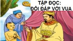 Tập đọc: Đối đáp với vua