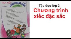 Tập đọc: Chương trình xiếc đặc sắc