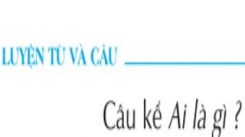 Luyện từ và câu: Vị ngữ trong câu kể Ai là gì?