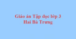 Tập đọc: Hai Bà Trưng