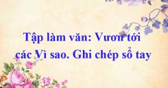 Tập làm văn: Vươn tới các vì sao