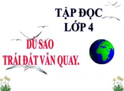 Tập đọc: Dù sao trái đất vẫn quay!