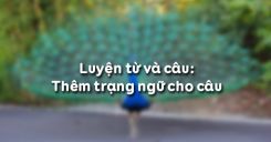 Luyện từ và câu: Thêm trạng ngữ cho câu