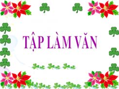 Tập làm văn: Tả cây cối