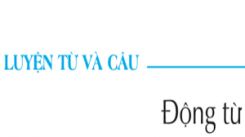 Luyện từ và câu: Động từ