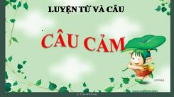 Luyện từ và câu: Câu cảm