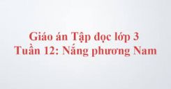 Tập đọc: Nắng phương Nam