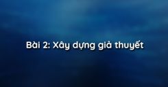 Bài 2: Xây dựng giả thuyết