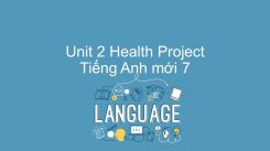 Unit 2: Health - Project