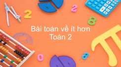 Bài toán về ít hơn