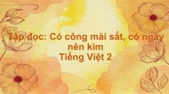 Tập đọc: Có công mài sắt, có ngày nên kim