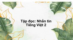 Tập đọc: Nhắn tin
