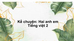 Kể chuyện: Hai anh em