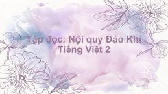 Tập đọc: Nội quy Đảo Khỉ