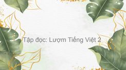 Tập đọc: Lượm