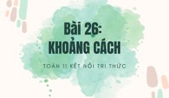 Bài 26: Khoảng cách