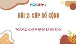 Bài 2: Cấp số cộng